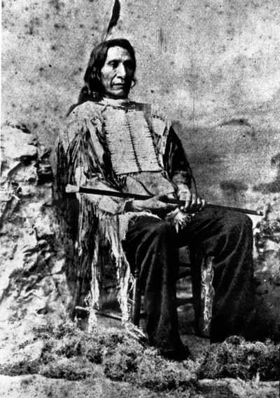 Chief Red Cloud at Age 72 by Charles Milton Bell